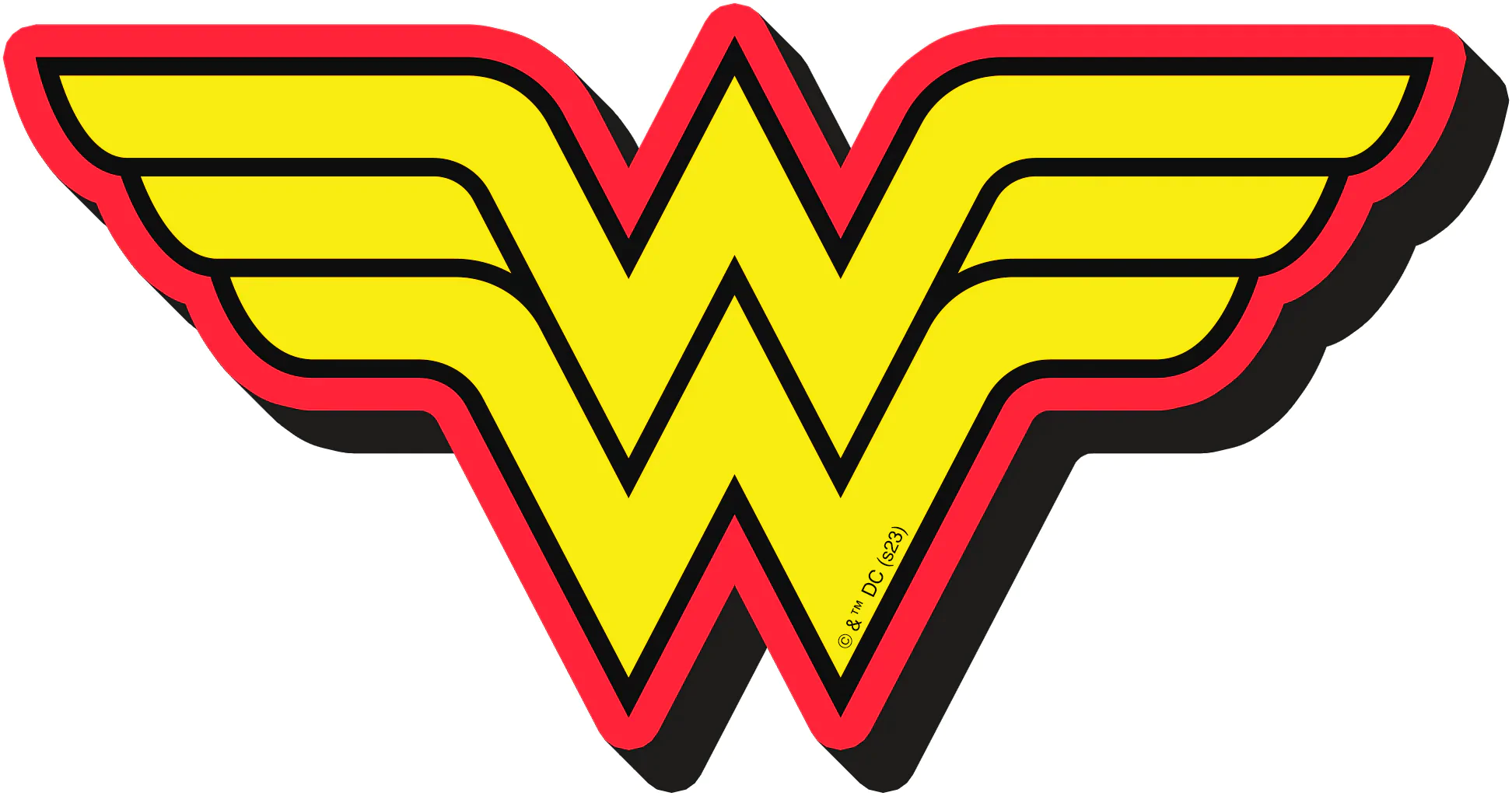 WONDER WOMAN Logo Glomazni Magnet fotografija proizvoda