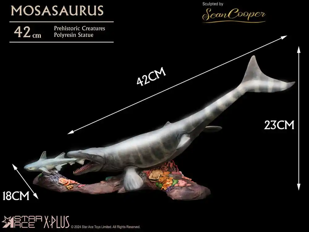 Wonders of the Wild Kip Mosasaurus (DX) 42 cm fotografija proizvoda