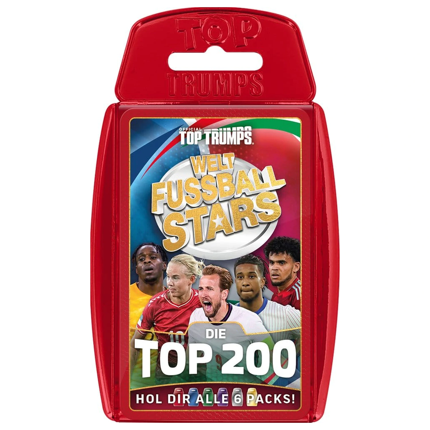 World Football Stars kartaška igra, 200 komada, 1 *German Version* fotografija proizvoda