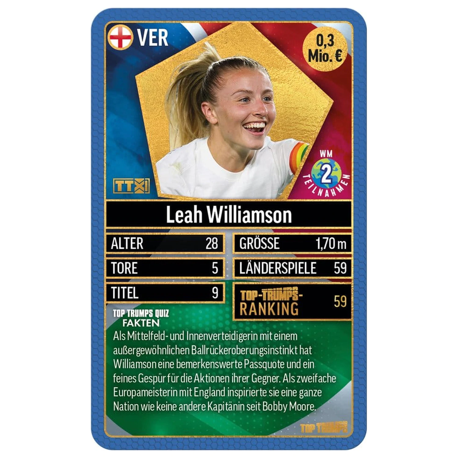 World Football Stars Card Game 200 Pakiranje 2 *German Version* fotografija proizvoda