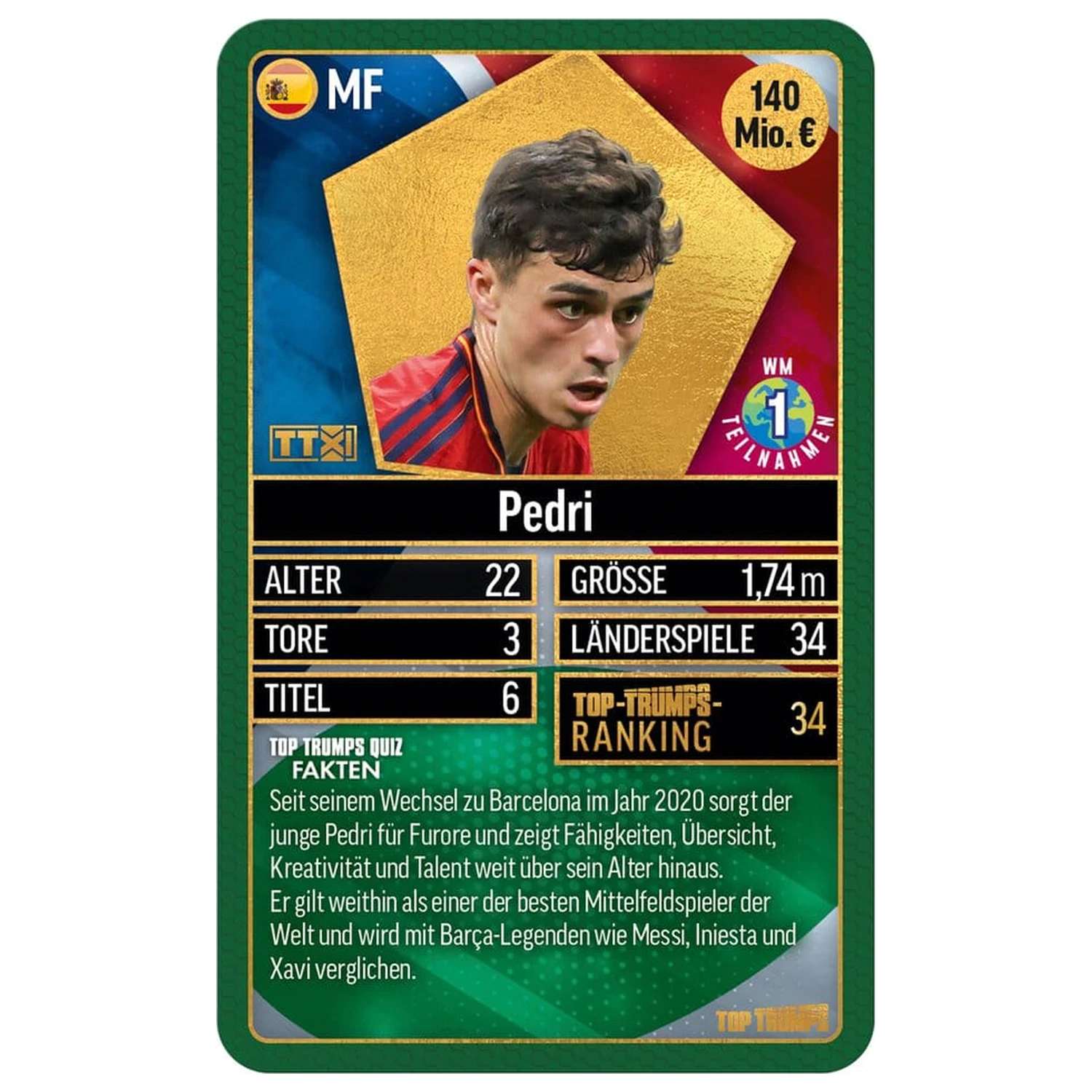 World Football Stars Card Game 200 Paketa 3 *German Version* fotografija proizvoda