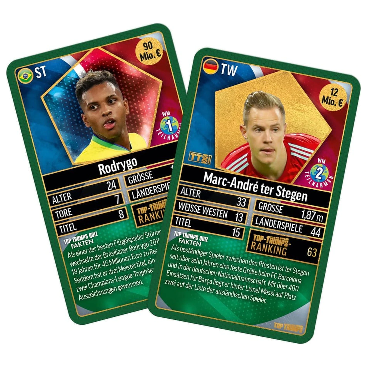 World Football Stars Card Game 200 Paketa 3 *German Version* fotografija proizvoda