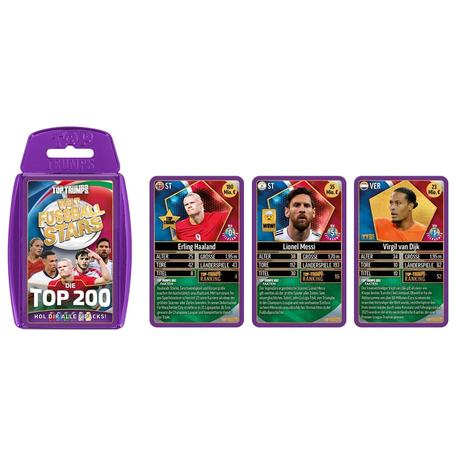 World Football Stars Card Game 200 pakiranja 4 *njemačka verzija* fotografija proizvoda