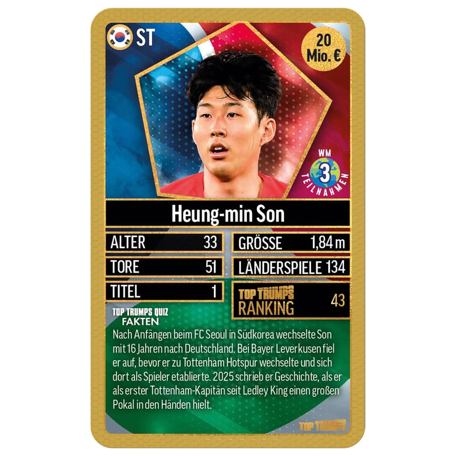 World Football Stars Card Game 200 Paketa 6 *German Version* fotografija proizvoda