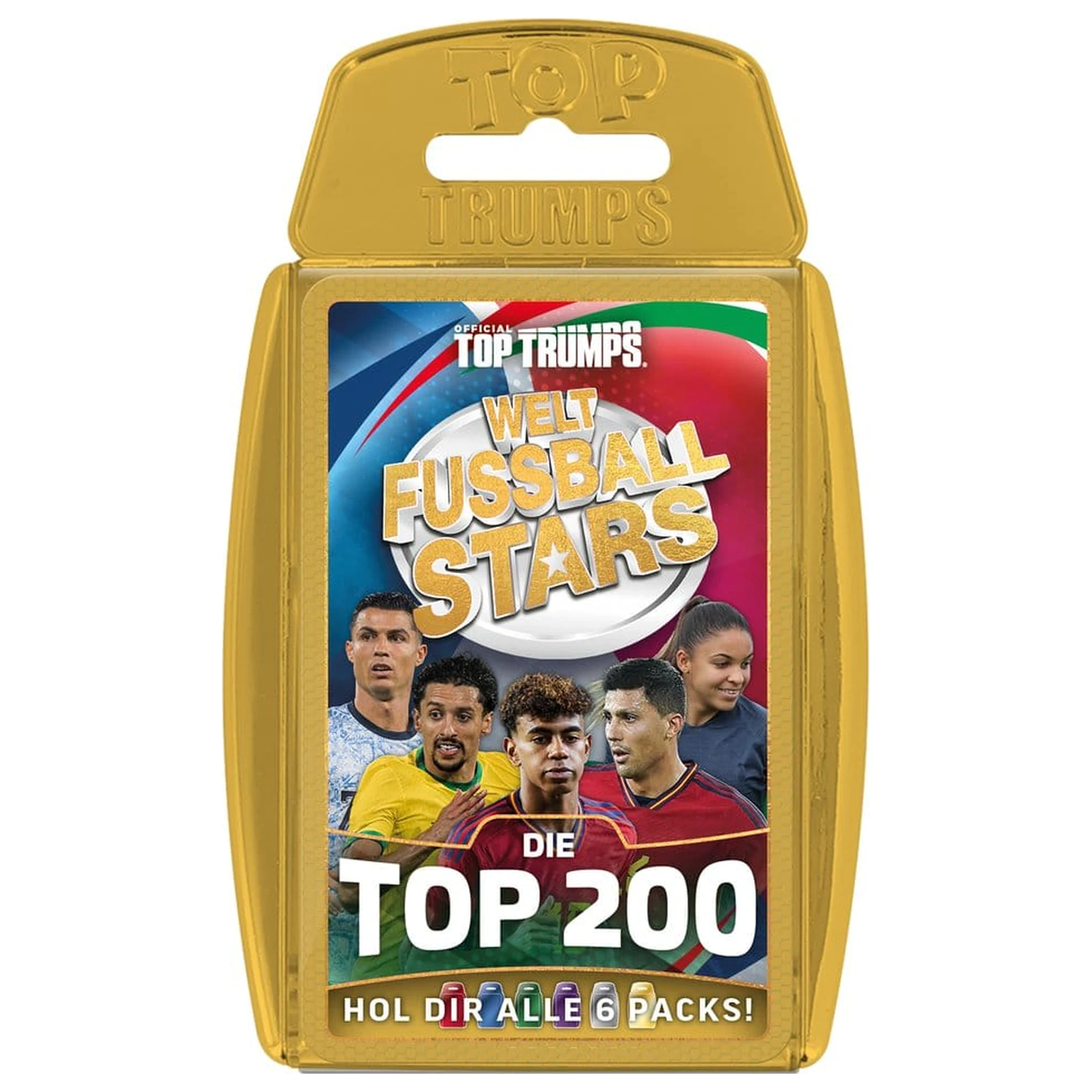 World Football Stars Card Game 200 Paketa 6 *German Version* fotografija proizvoda
