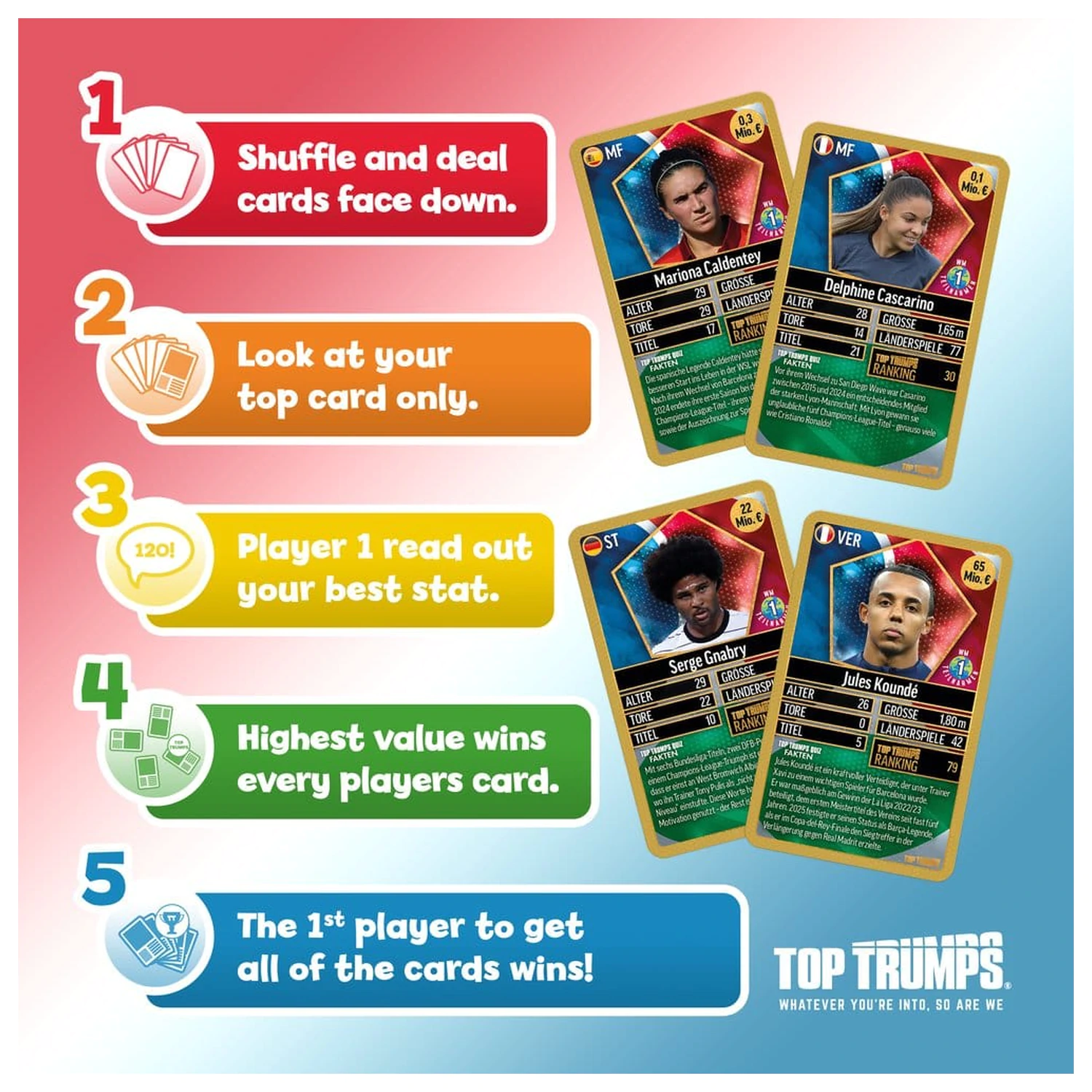 World Football Stars Card Game 200 Paketa 6 *German Version* fotografija proizvoda