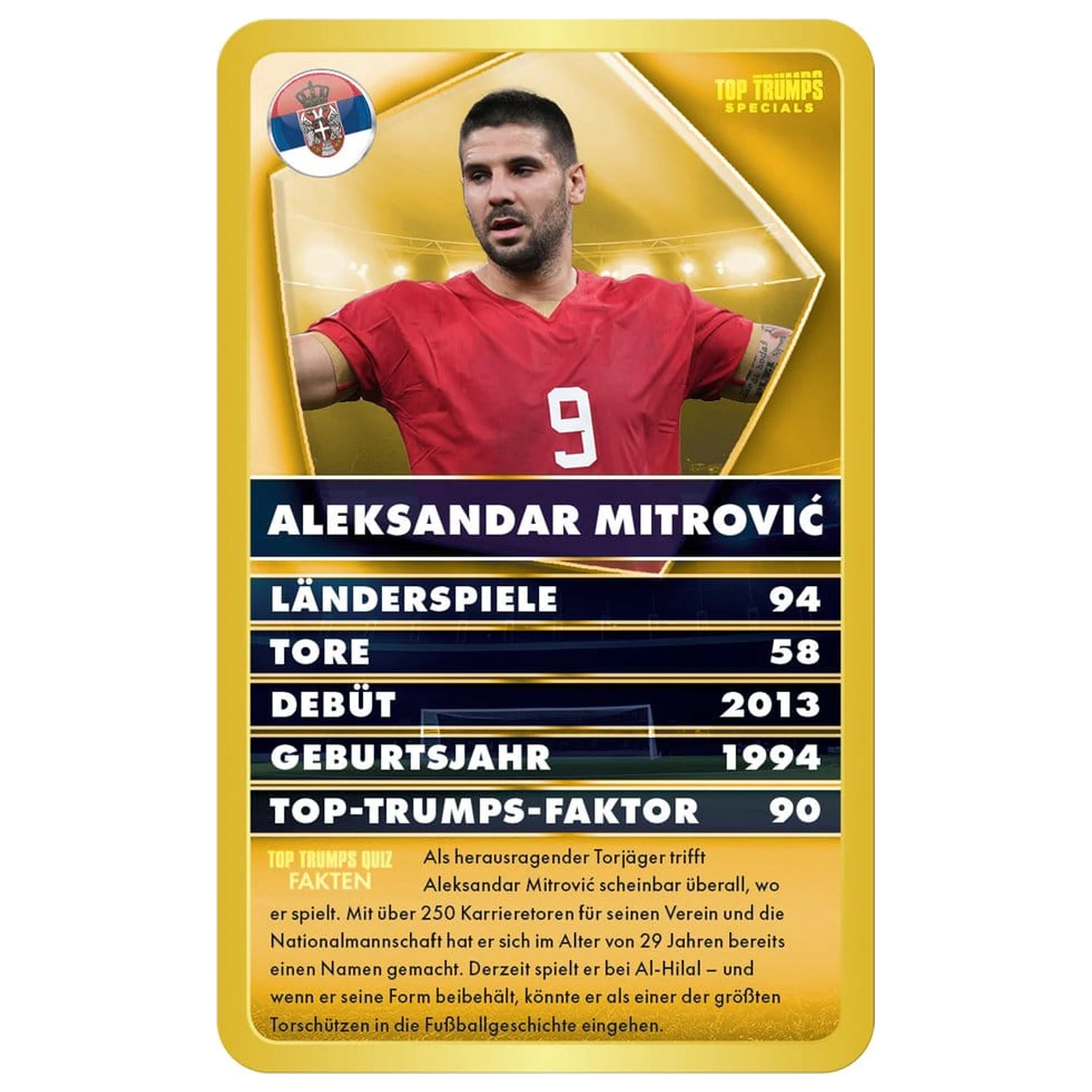 World Football Stars 6 Igra s kartama Top Trumps *njemačka verzija* fotografija proizvoda