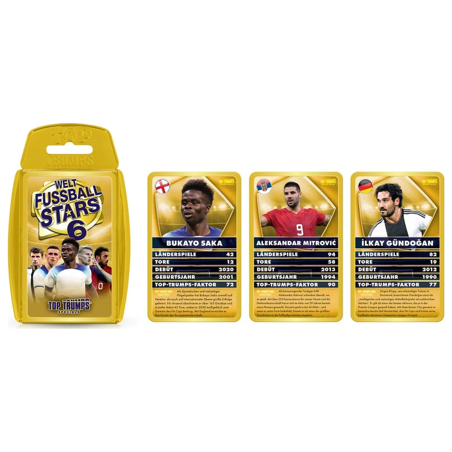 World Football Stars 6 Igra s kartama Top Trumps *njemačka verzija* fotografija proizvoda