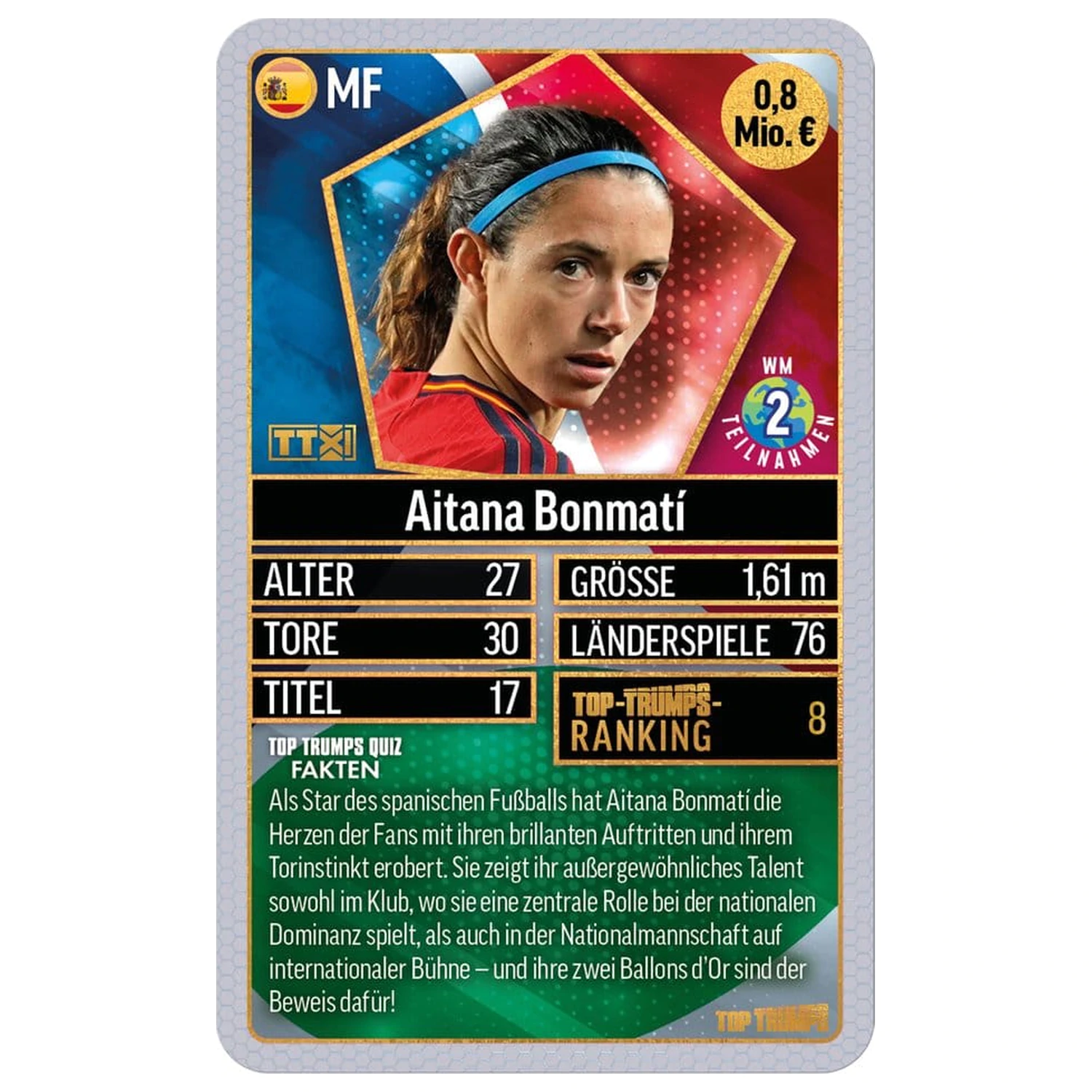 World Football Stars Card Game 200 Pakiranje 5 *njemačka verzija* fotografija proizvoda
