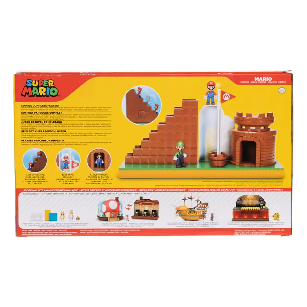 World of Nintendo Super Mario Mini Figure Playset Završna Razina fotografija proizvoda