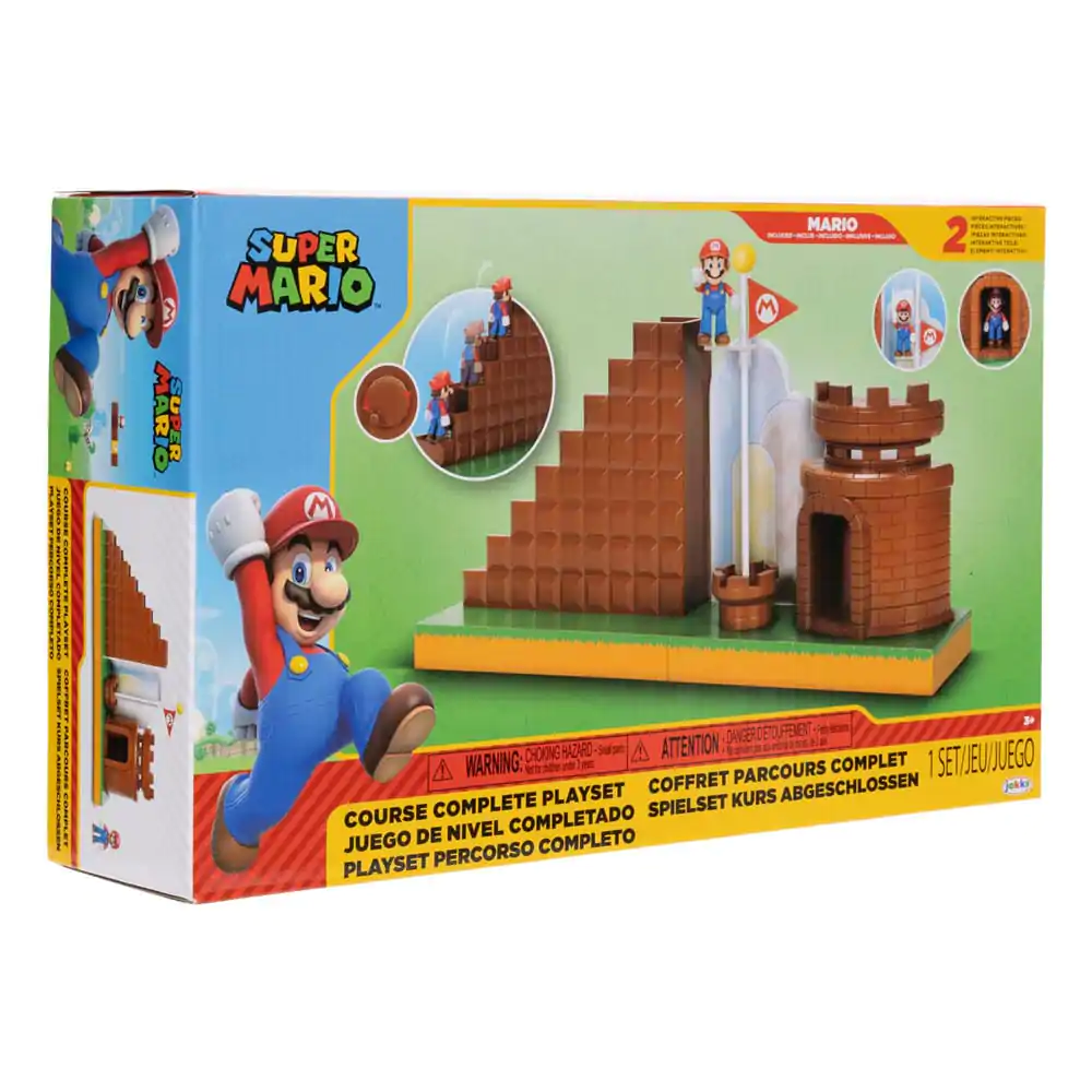 World of Nintendo Super Mario Mini Figure Playset Završna Razina fotografija proizvoda