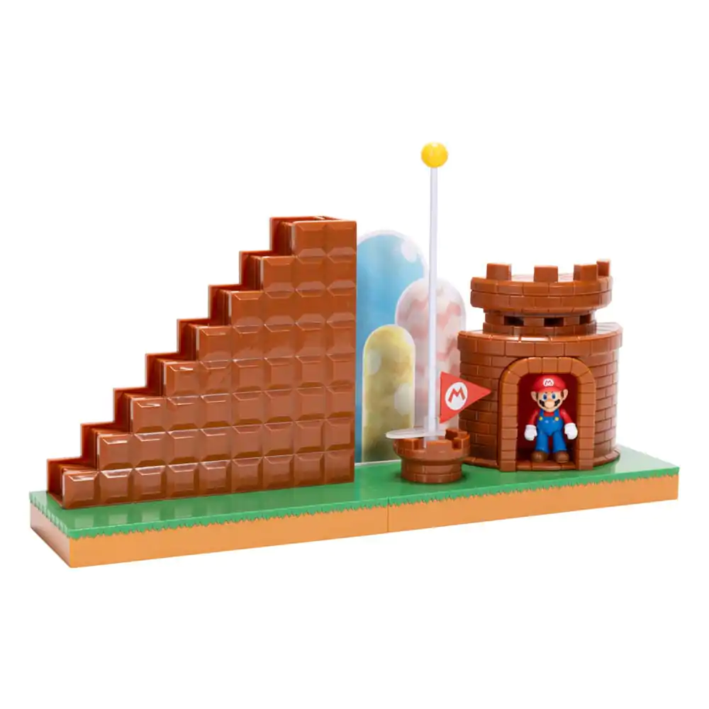 World of Nintendo Super Mario Mini Figure Playset Završna Razina fotografija proizvoda