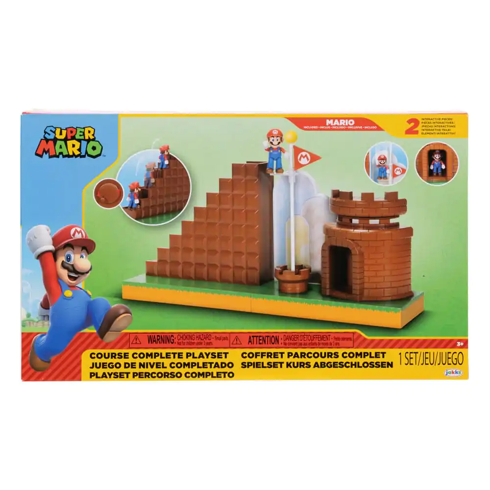 World of Nintendo Super Mario Mini Figure Playset Završna Razina fotografija proizvoda