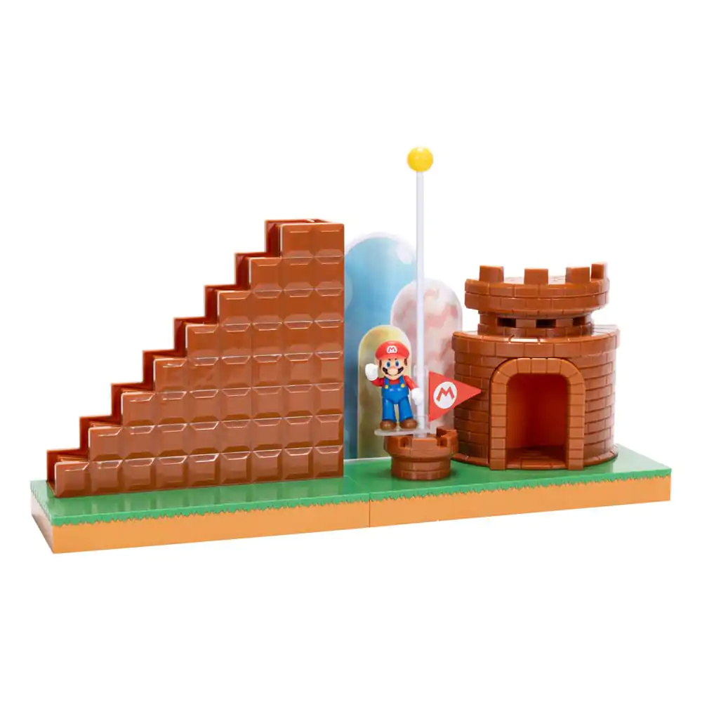 World of Nintendo Super Mario Mini Figure Playset Završna Razina fotografija proizvoda