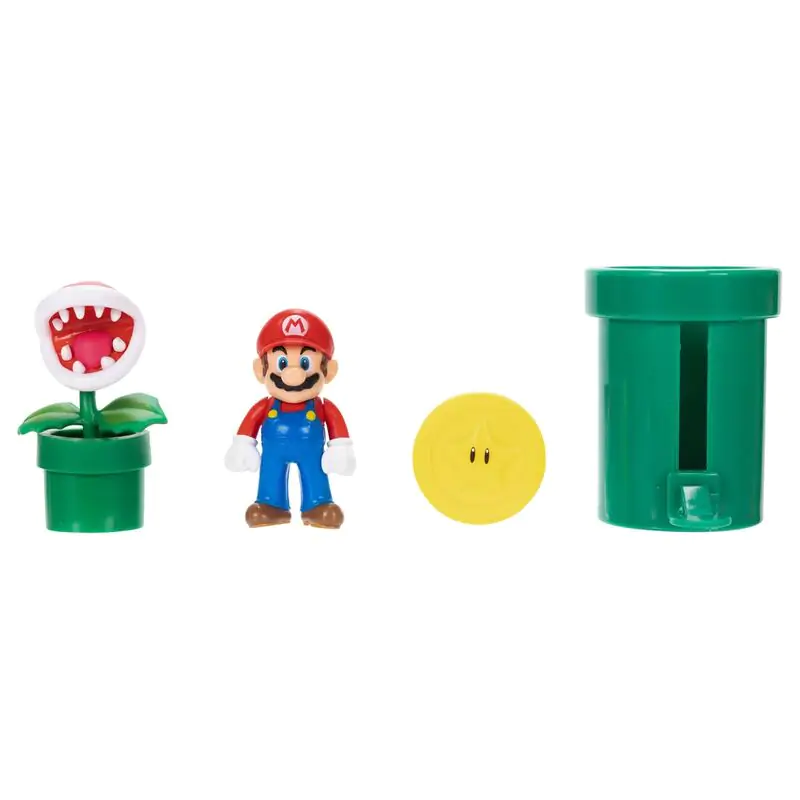 World of Nintendo Super Mario Diorama Set za igru Soda Jungle 6 cm fotografija proizvoda