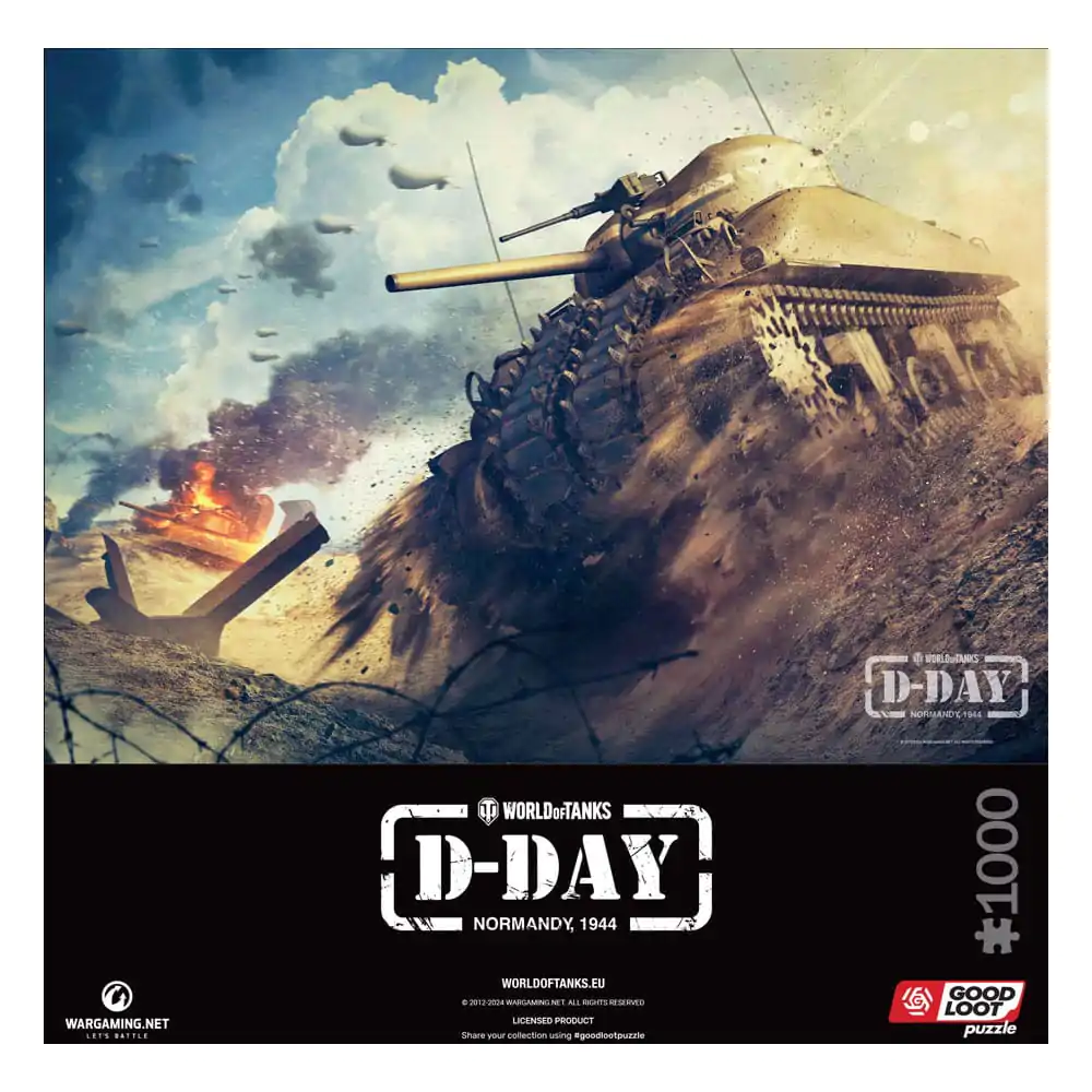 World of Tanks Gaming Puzzle Dan D (1000 dijelova) fotografija proizvoda