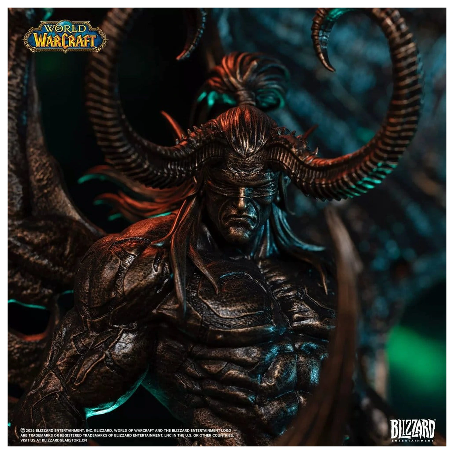 World of Warcraft 1/10 Scale kip Illidan Stormrage (Brončane boje) 34 cm fotografija proizvoda