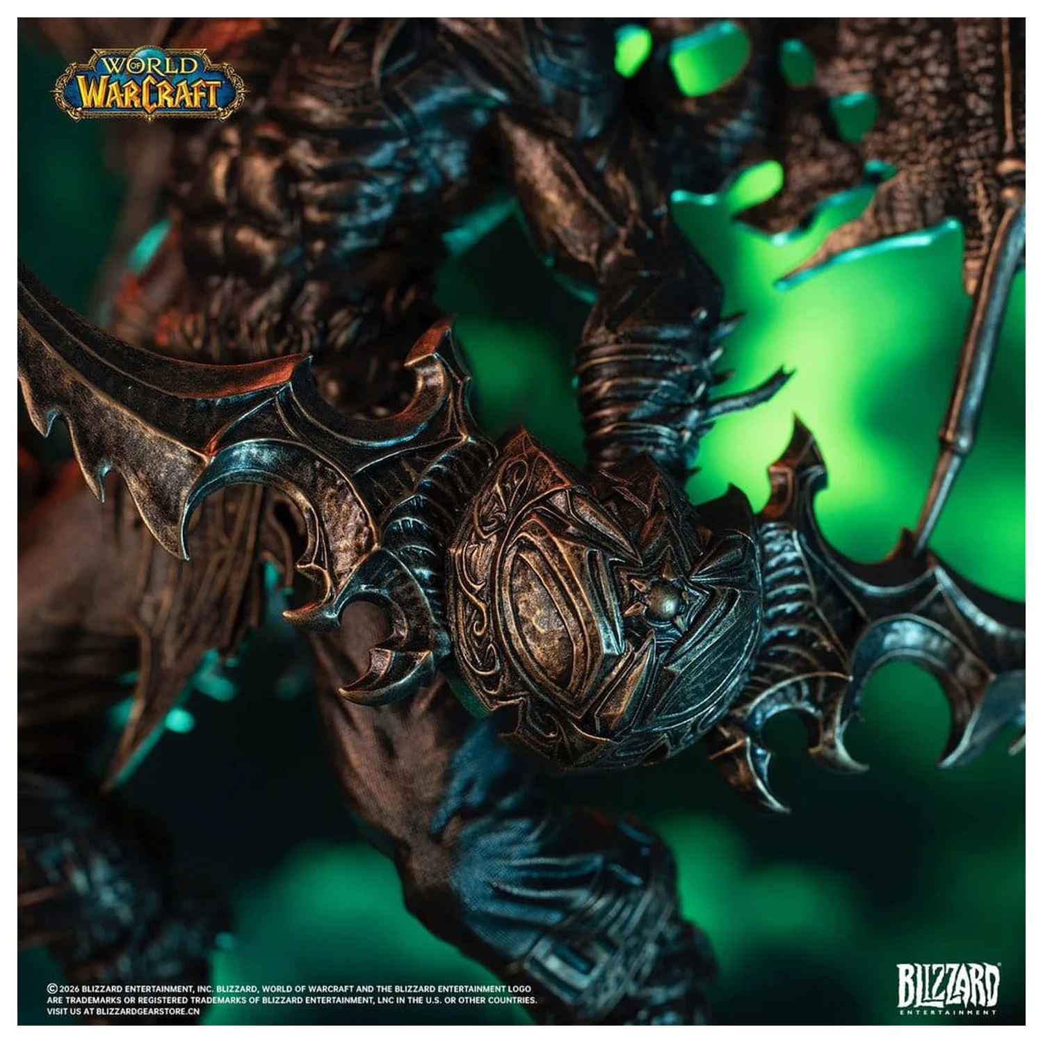 World of Warcraft 1/10 Scale kip Illidan Stormrage (Brončane boje) 34 cm fotografija proizvoda