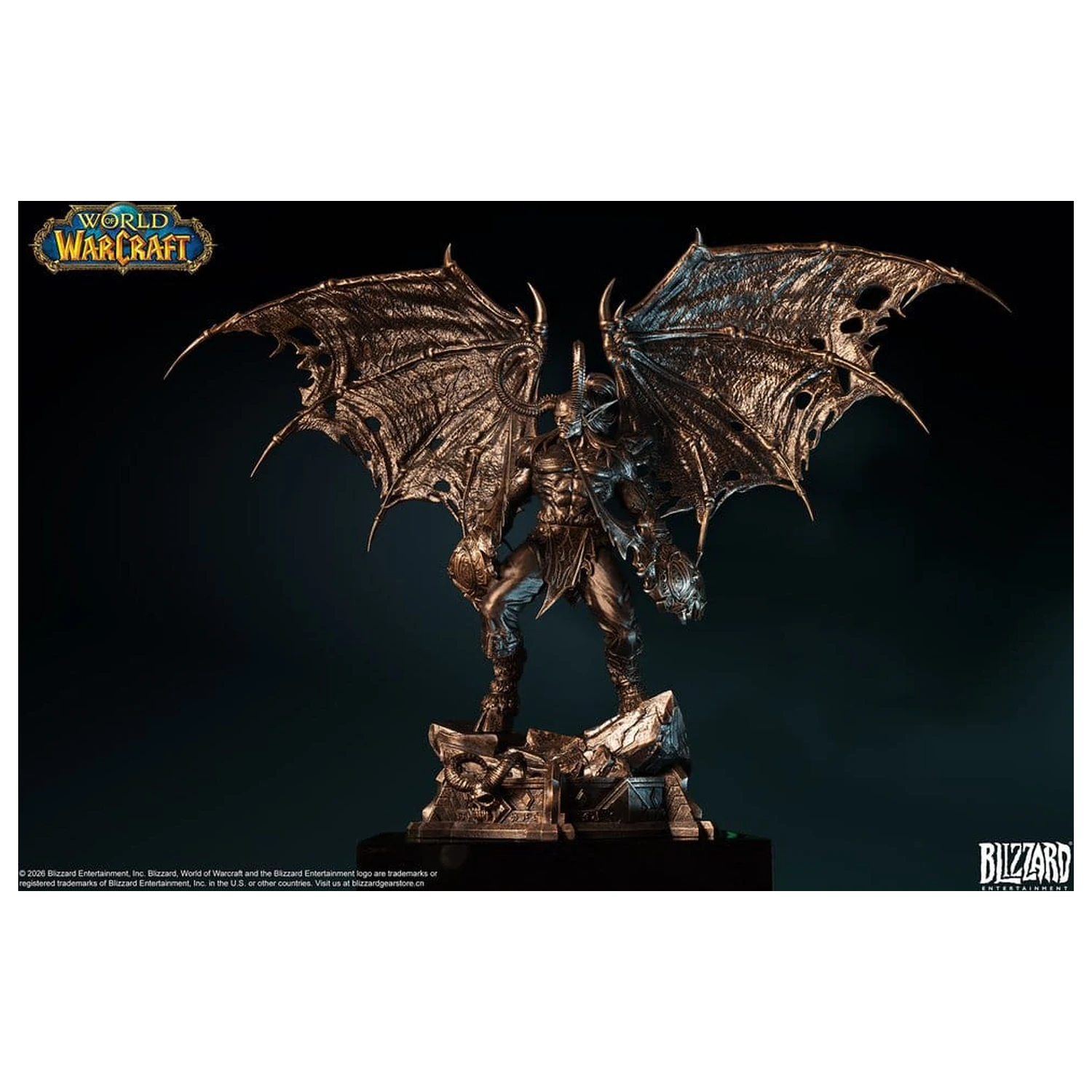 World of Warcraft 1/10 Scale kip Illidan Stormrage (Brončane boje) 34 cm fotografija proizvoda