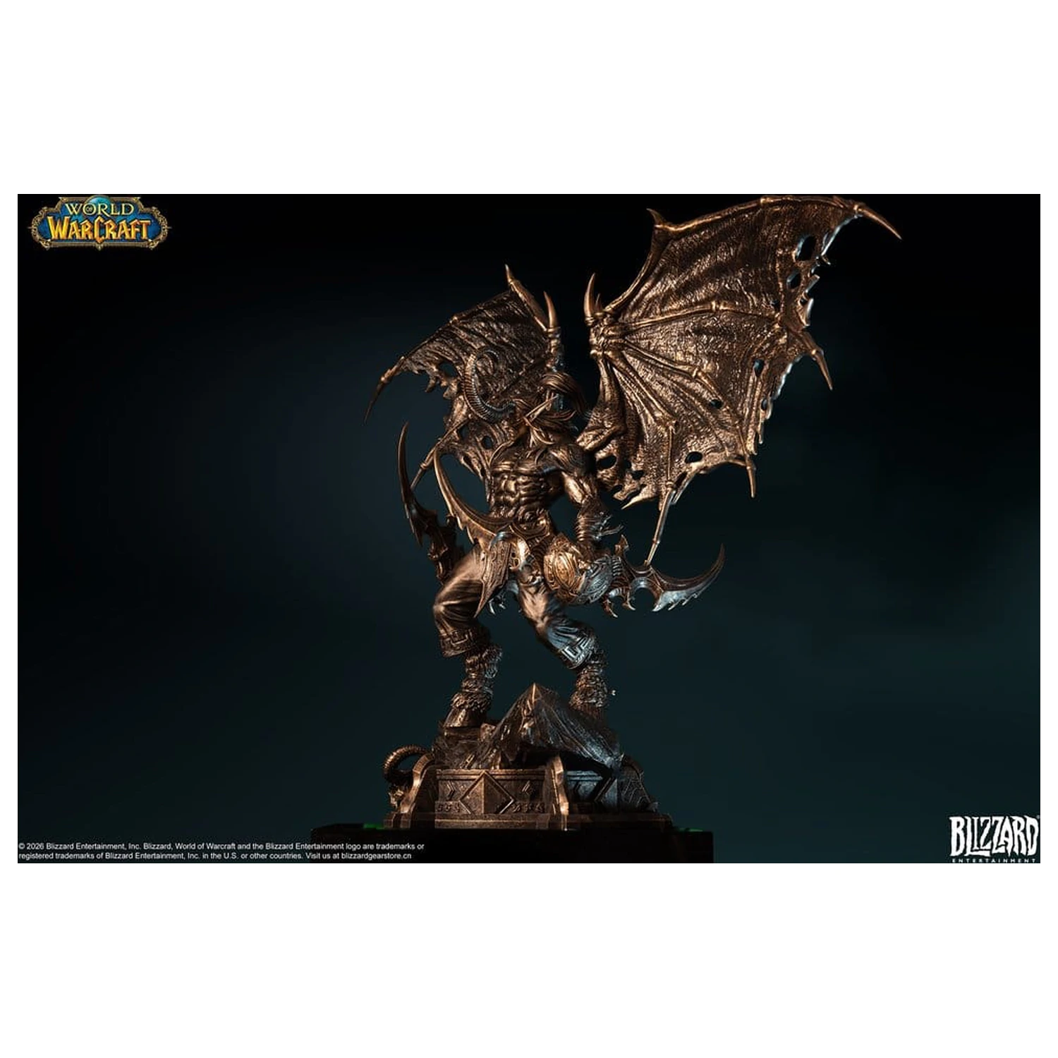 World of Warcraft 1/10 Scale kip Illidan Stormrage (Brončane boje) 34 cm fotografija proizvoda