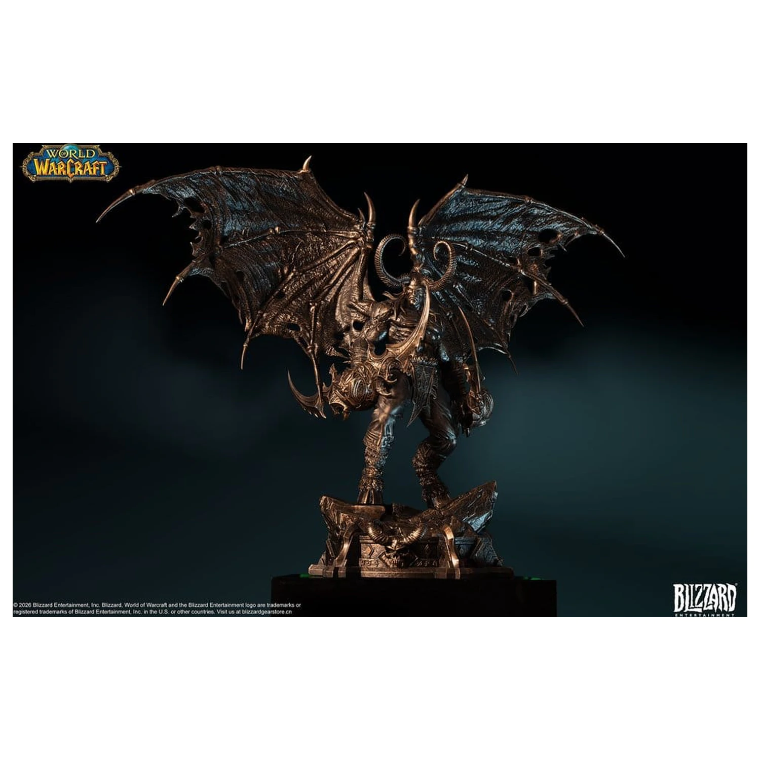 World of Warcraft 1/10 Scale kip Illidan Stormrage (Brončane boje) 34 cm fotografija proizvoda