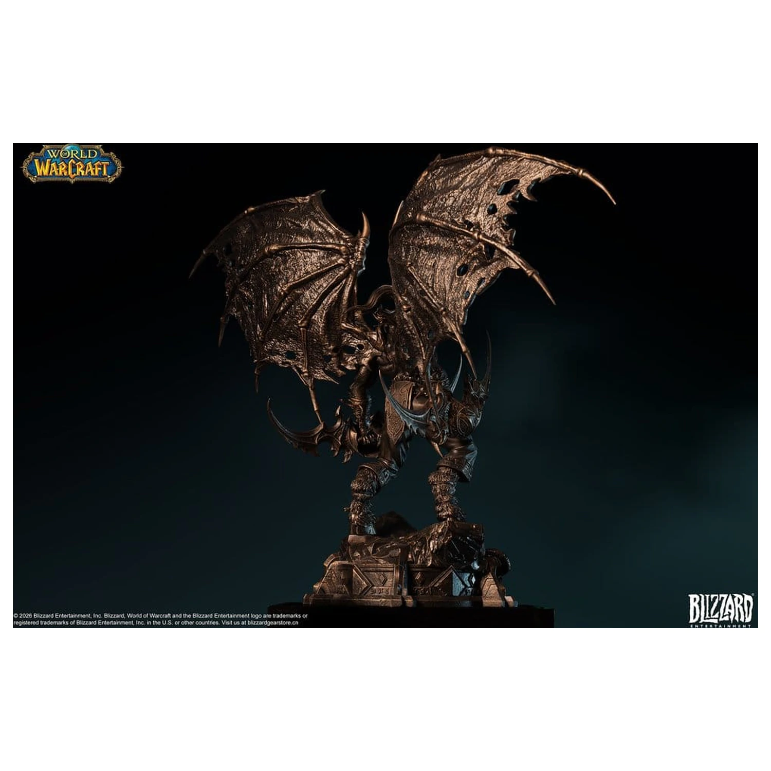 World of Warcraft 1/10 Scale kip Illidan Stormrage (Brončane boje) 34 cm fotografija proizvoda