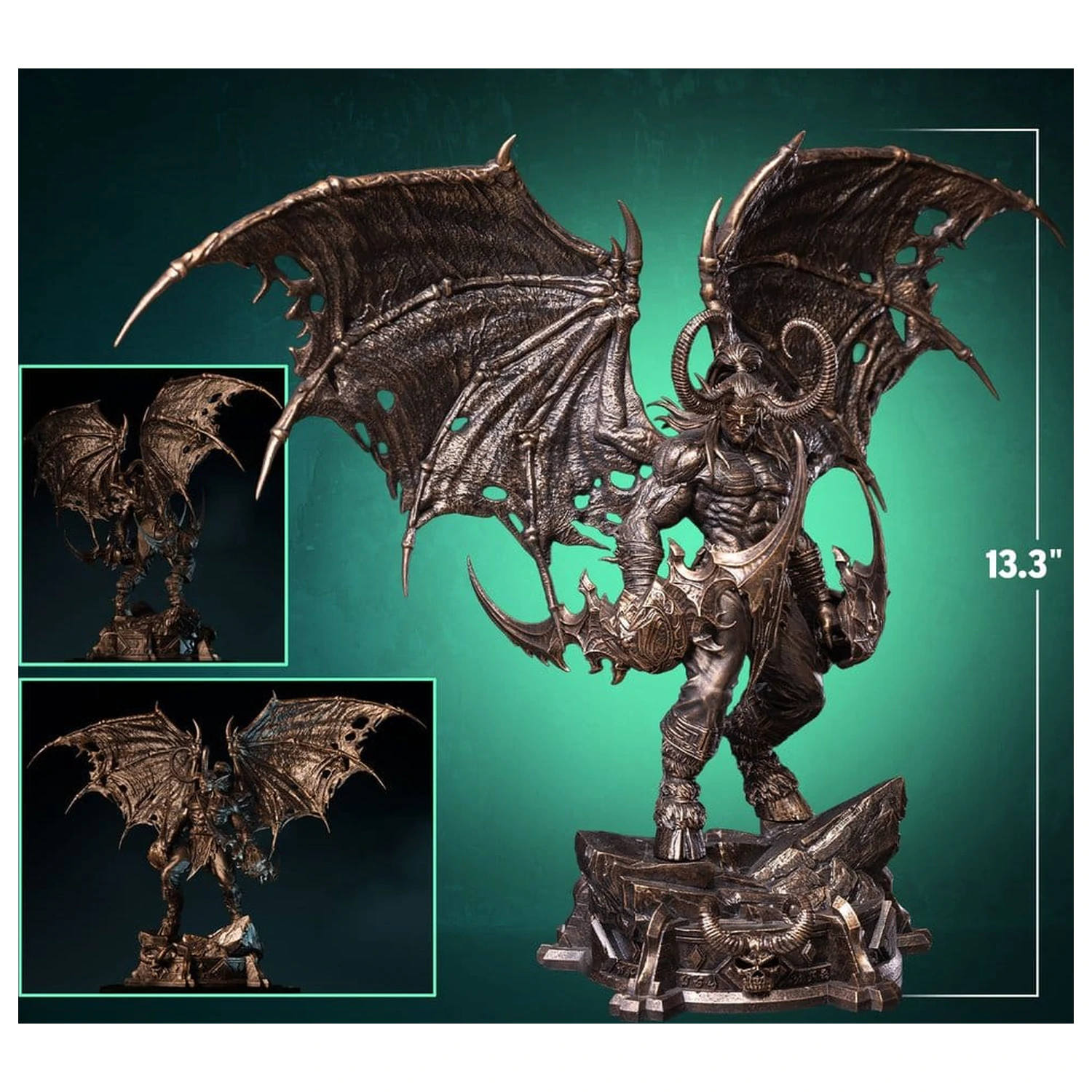 World of Warcraft 1/10 Scale kip Illidan Stormrage (Brončane boje) 34 cm fotografija proizvoda