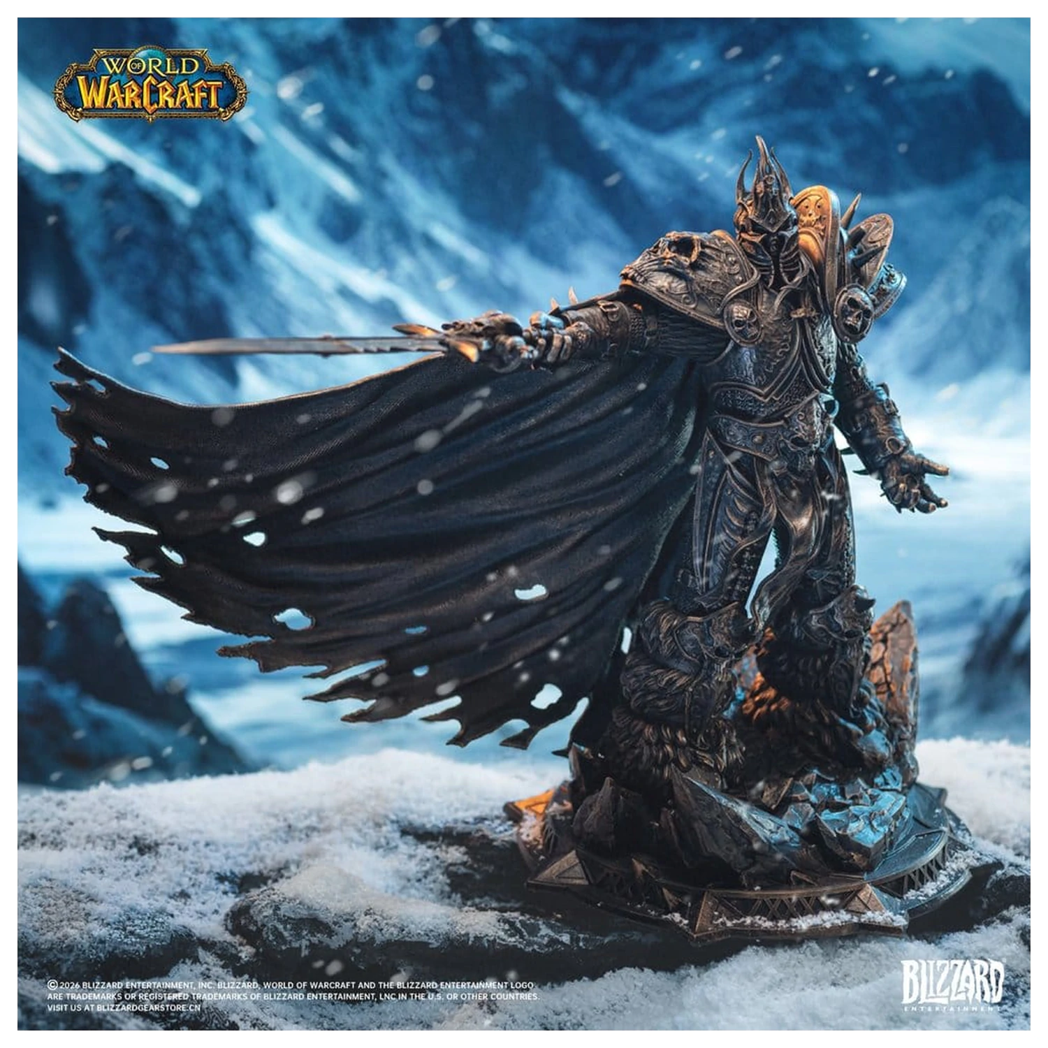 World of Warcraft Kip 1/10 The Lich King (Bronze-Colored Edition) 27 cm fotografija proizvoda