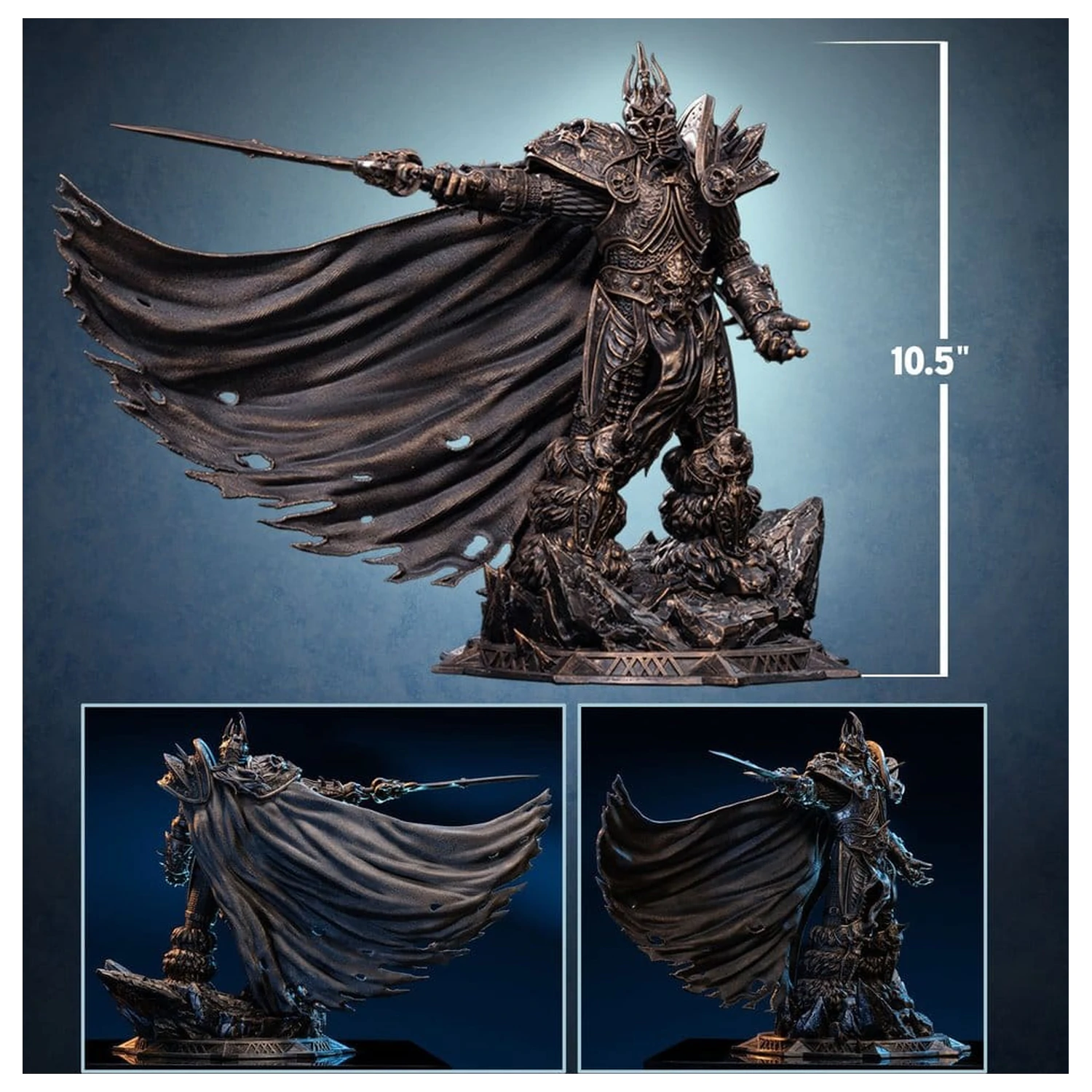World of Warcraft Kip 1/10 The Lich King (Bronze-Colored Edition) 27 cm fotografija proizvoda