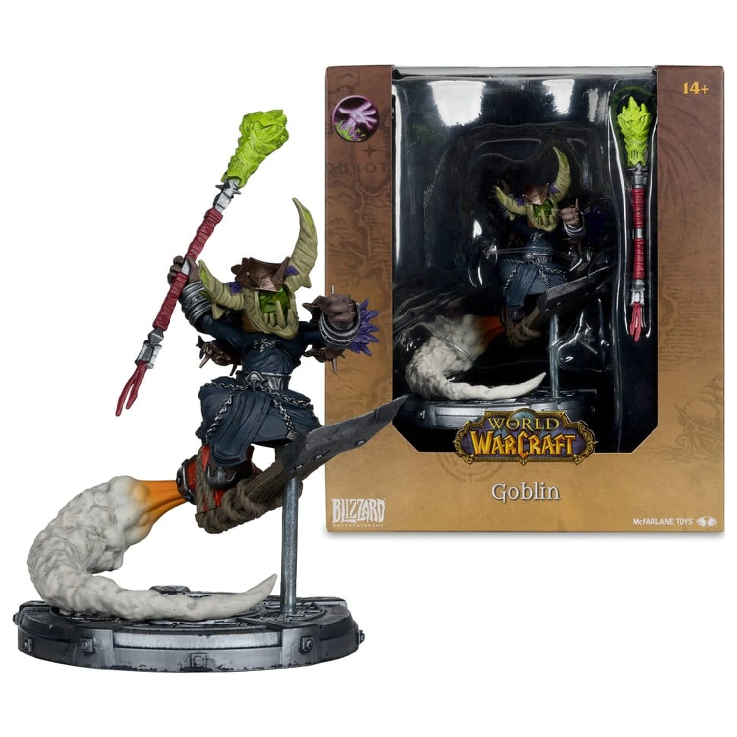 World of Warcraft figura goblina u mjeri 1/12, ograničeno izdanje, u pozi, 19 cm fotografija proizvoda