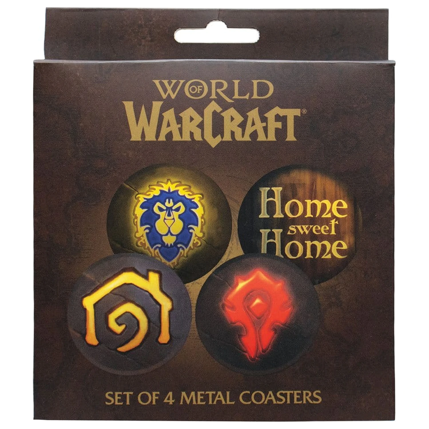 World of Warcraft Podmetač za čaše 4 komada, tiskani metal fotografija proizvoda