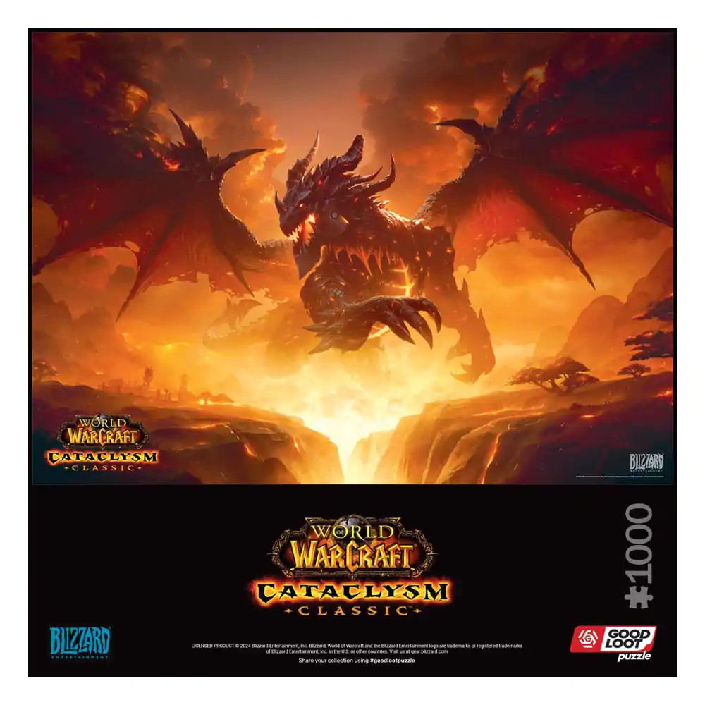 World of Warcraft Gaming Puzzle Cataclysm Classic (1000 dijelova) fotografija proizvoda