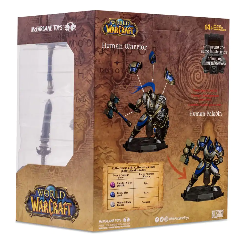 World of Warcraft Akcijska figura Human: Paladin / Warrior 15 cm fotografija proizvoda