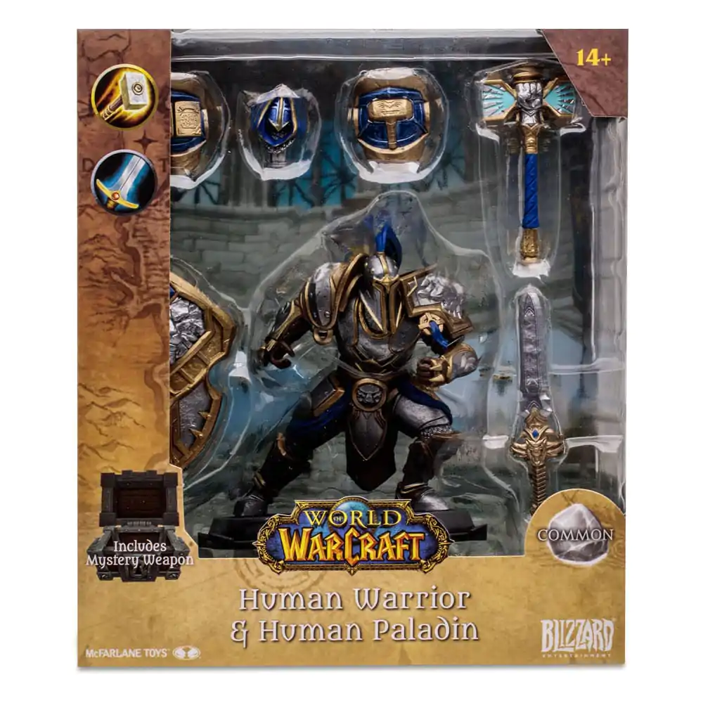 World of Warcraft Akcijska figura Human: Paladin / Warrior 15 cm fotografija proizvoda