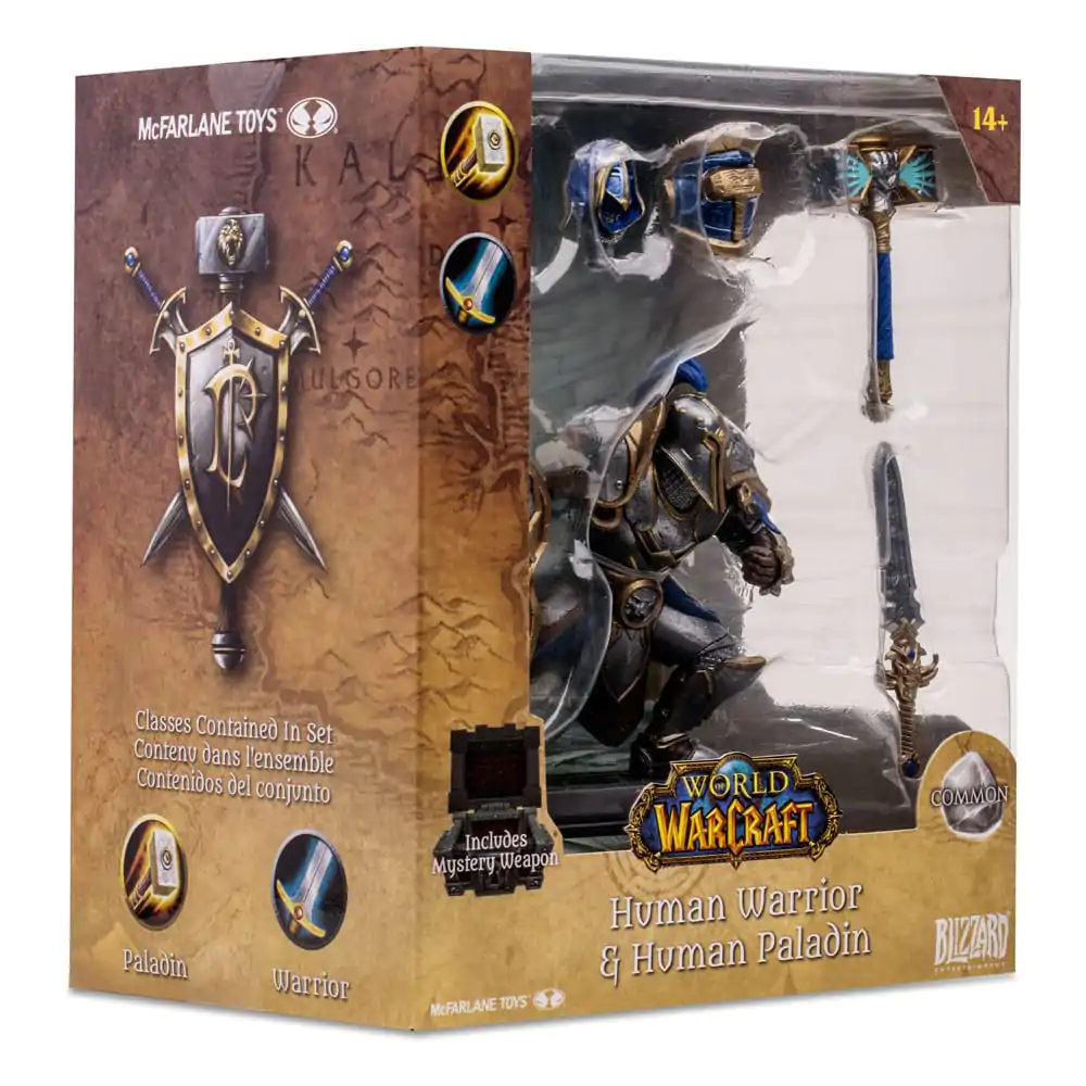 World of Warcraft Akcijska figura Human: Paladin / Warrior 15 cm fotografija proizvoda