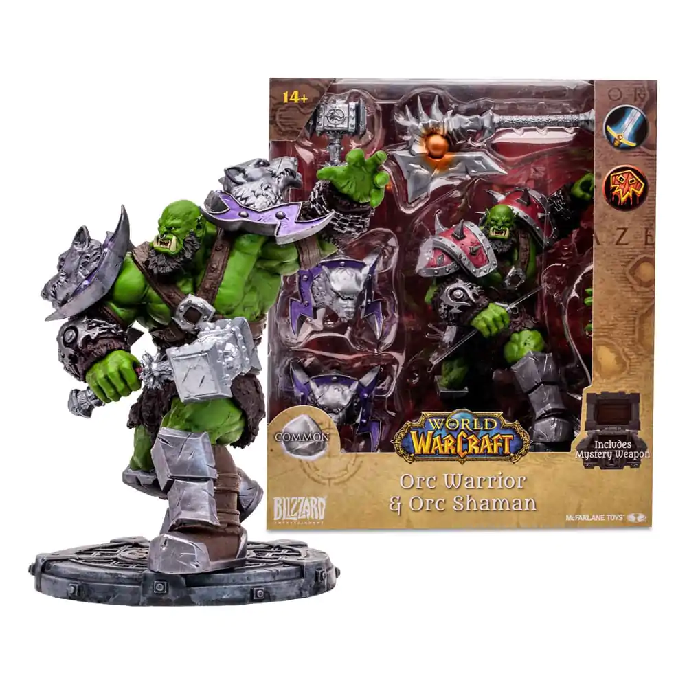 World of Warcraft figura Orc: Shaman / Warrior 15 cm fotografija proizvoda