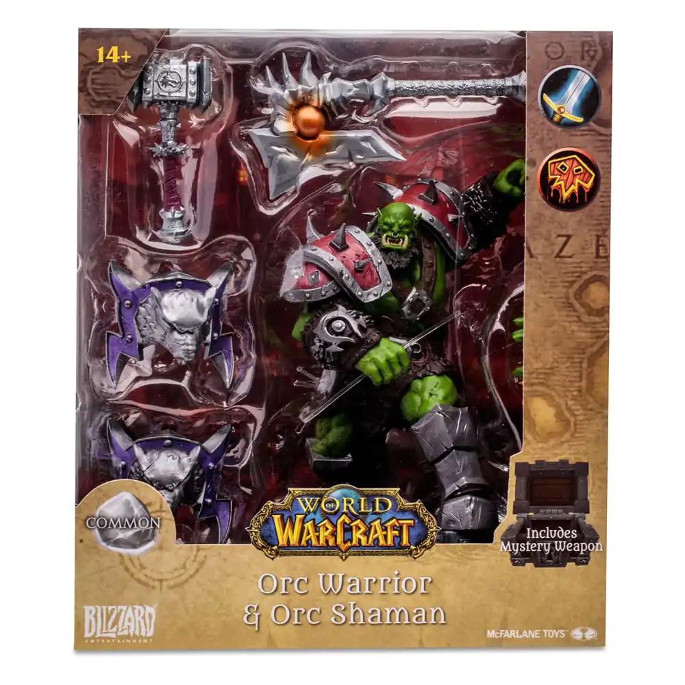 World of Warcraft figura Orc: Shaman / Warrior 15 cm fotografija proizvoda