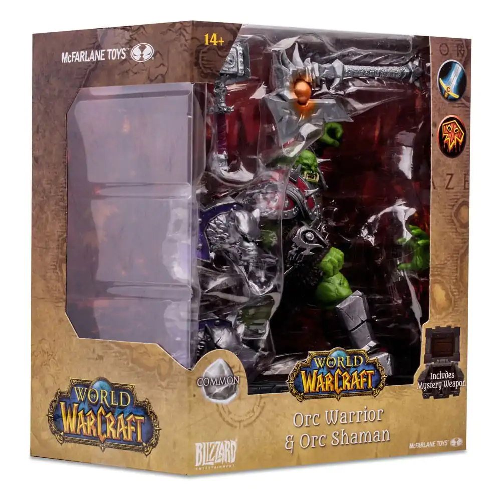 World of Warcraft figura Orc: Shaman / Warrior 15 cm fotografija proizvoda