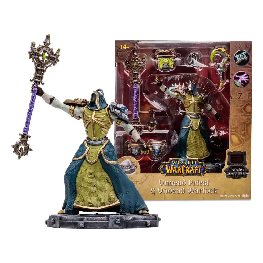 World of Warcraft akcijska figura Undead: svećenik / Warlock 15 cm fotografija proizvoda