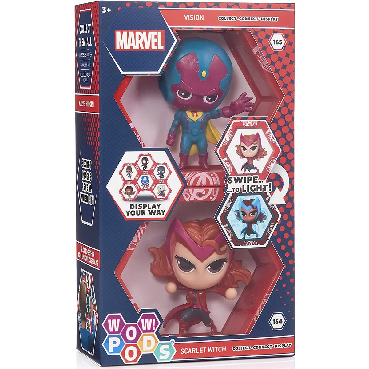 WOW! POD Marvel Vision + Scarlet LED figure setWOW! POD Marvel Vision + Scarlet LED set figura fotografija proizvoda