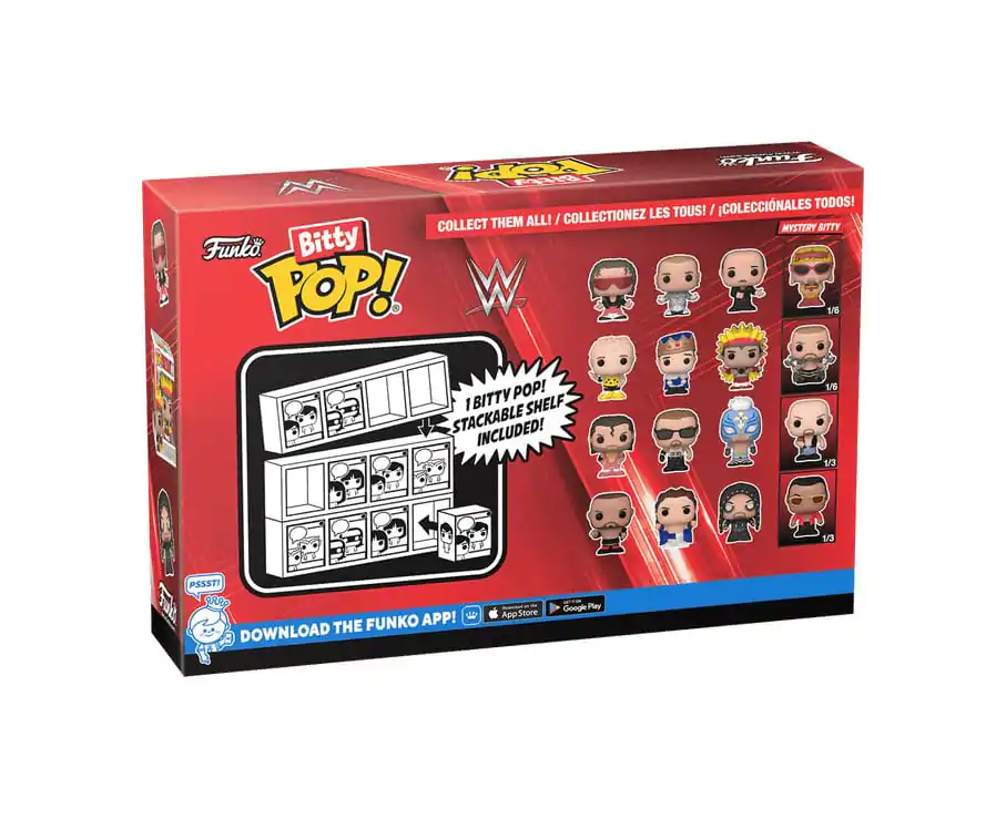 WWE Bitty Funko POP! Vinil figurice paket od 4 Bret Hart 2,5 cm fotografija proizvoda