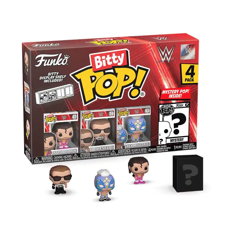 WWE Bitty Funko POP! Vinil Figurica Set od 4 Razor Ramon 2,5 cm fotografija proizvoda