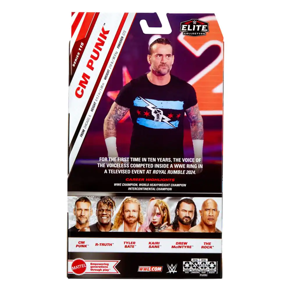 WWE Elite Collection akcijska figura CM Punk 15 cm fotografija proizvoda