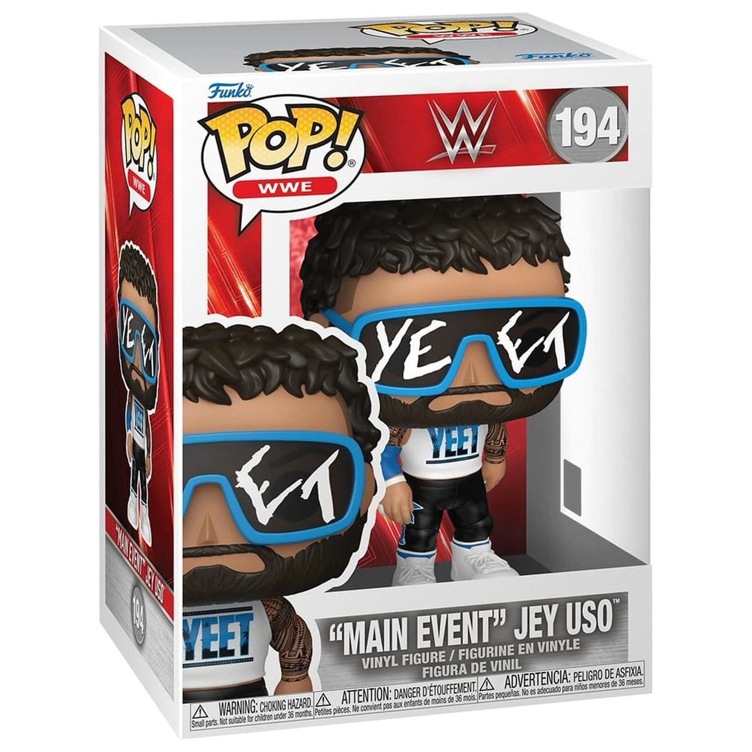 WWE Funko POP! Vinilna figura "Main Event" Jey Uso 9 cm fotografija proizvoda