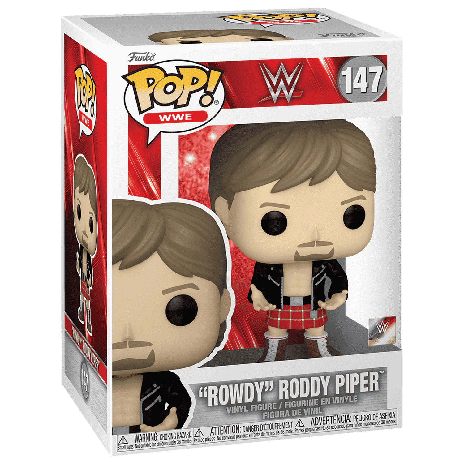 WWE Funko POP! Vinyl Figure Rowdy Roddy Piper 9 cm Vinilna Figura fotografija proizvoda