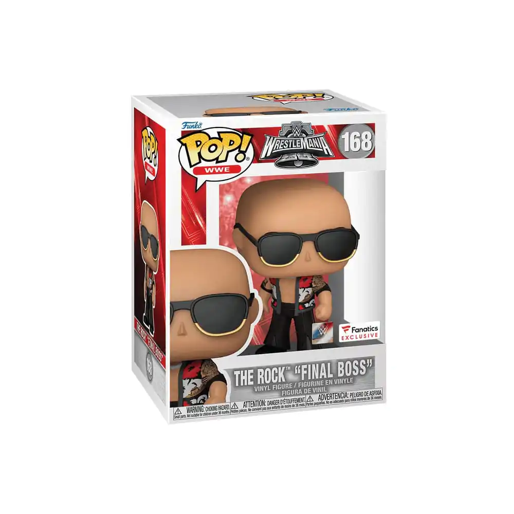 WWE Funko POP! Vinilna figura The Rock- Final Boss (WrestleMania 40) 9 cm fotografija proizvoda