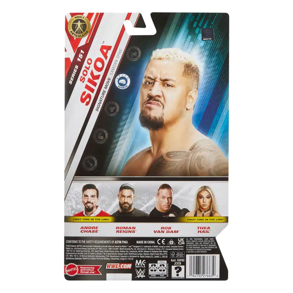 WWE Main Event Series akcijska figura Solo Sikoa 15 cm fotografija proizvoda