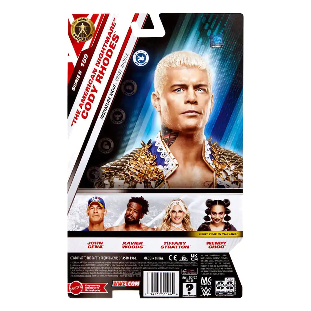 WWE Main Event Series akcijska figura "The American Nightmare" Cody Rhodes 15 cm fotografija proizvoda