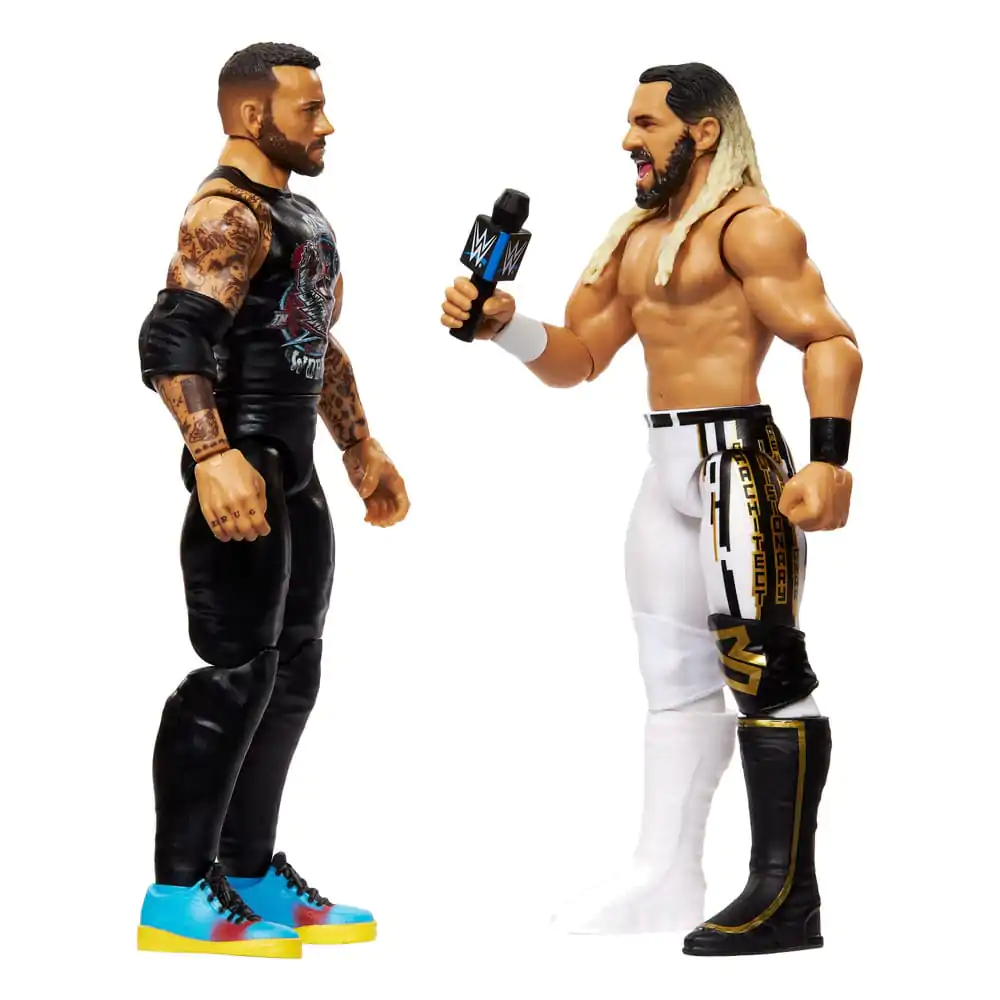 WWE Main Event Showdown akcijske figure CM Punk vs Seth "Freakin" Rollins 2-paket 15 cm fotografija proizvoda