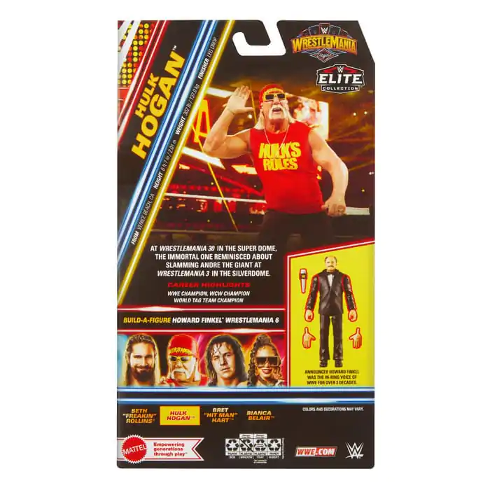 WWE WrestleMania Elite Collection akcijska figura Hulk Hogan 15 cm fotografija proizvoda